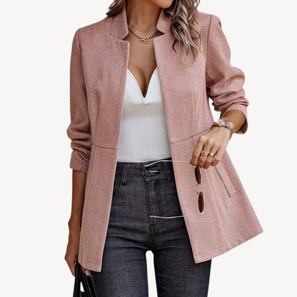 Classic Checked Ladies Jacket - OutfitLondon