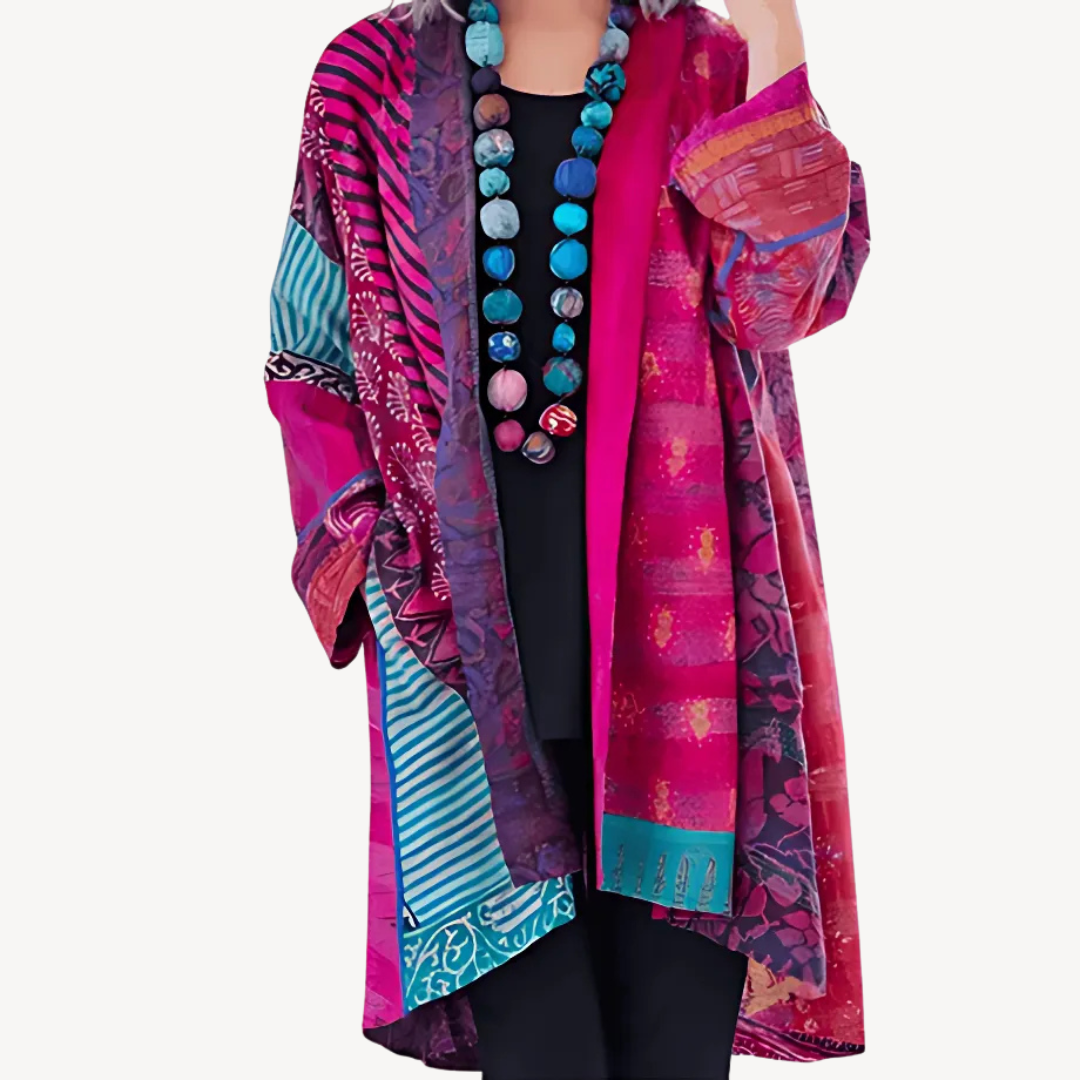 Colorful Women's Open Front Cardigan