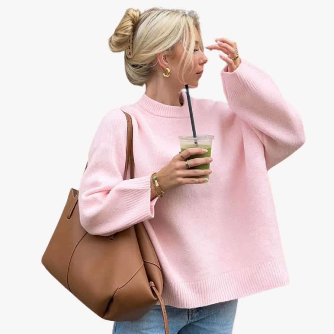 Comfortable Loose Fit Women's Sweater - OutfitLondon
