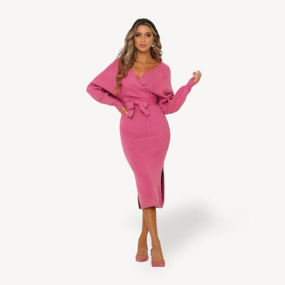 Soft Womens Cozy Sweater Dress