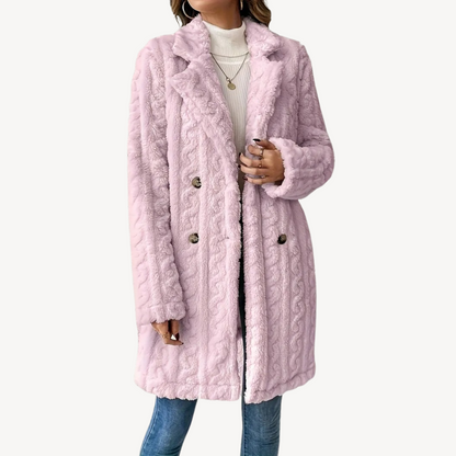 Luxurious Fake Fur Winter Coat