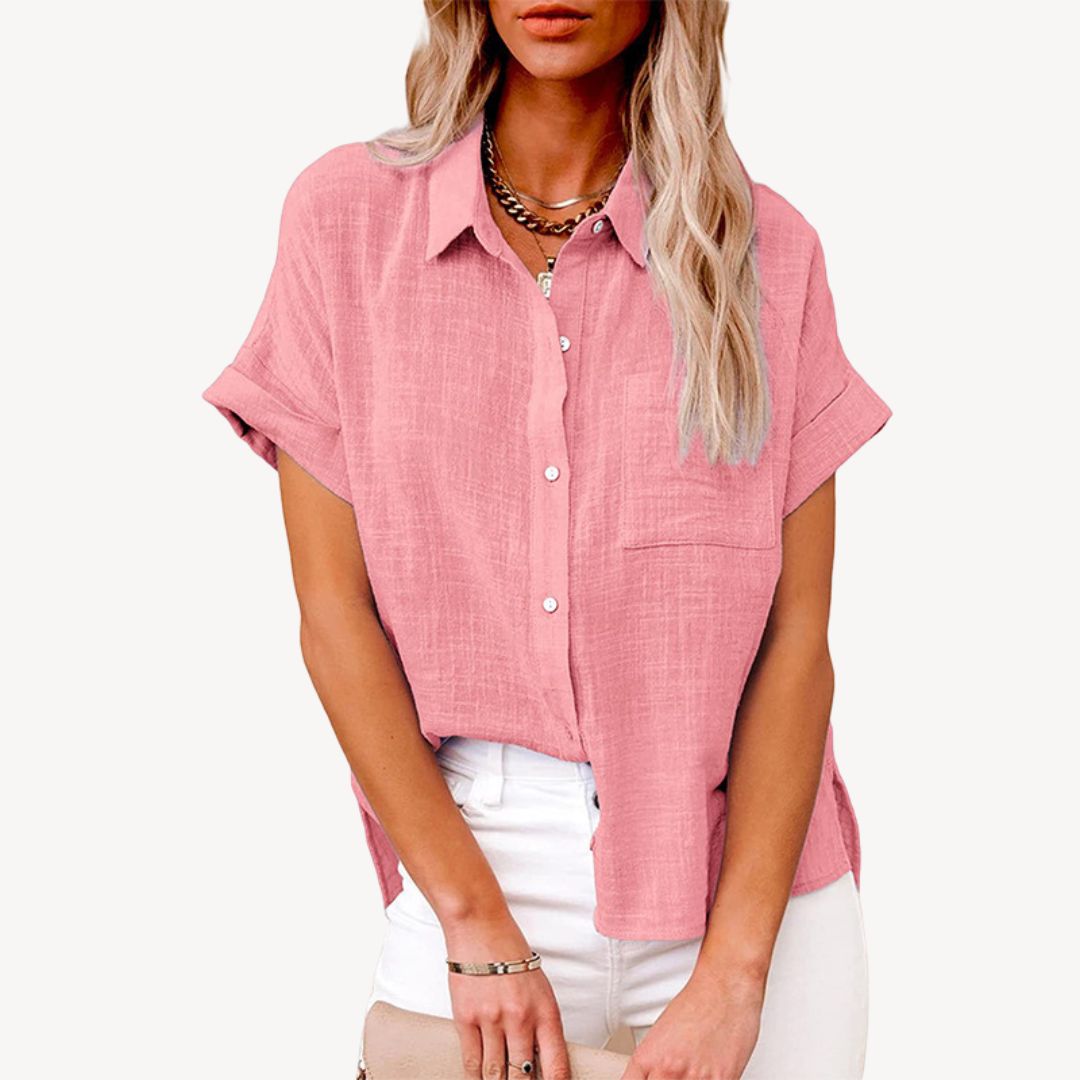 Casual Summer Linen Top