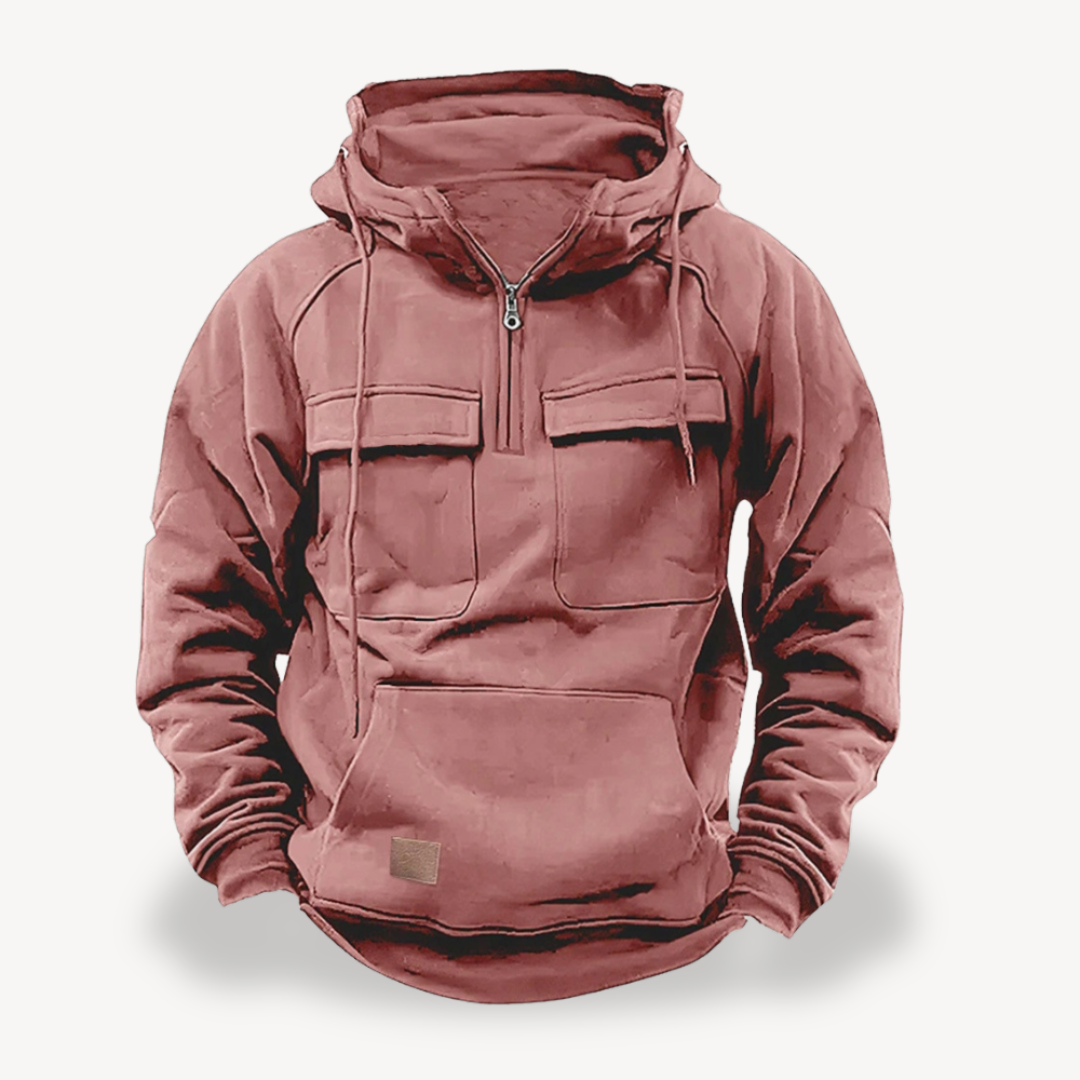 Warm Mens Fleece Hooded Jacket - OutfitLondon