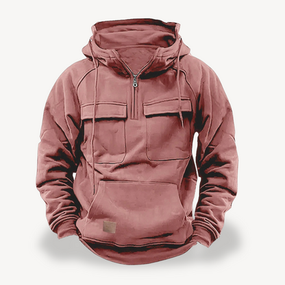 Warm Mens Fleece Hooded Jacket - OutfitLondon