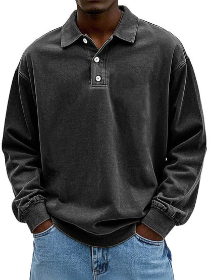 Relaxed Fit Classic Polo Shirt for Men