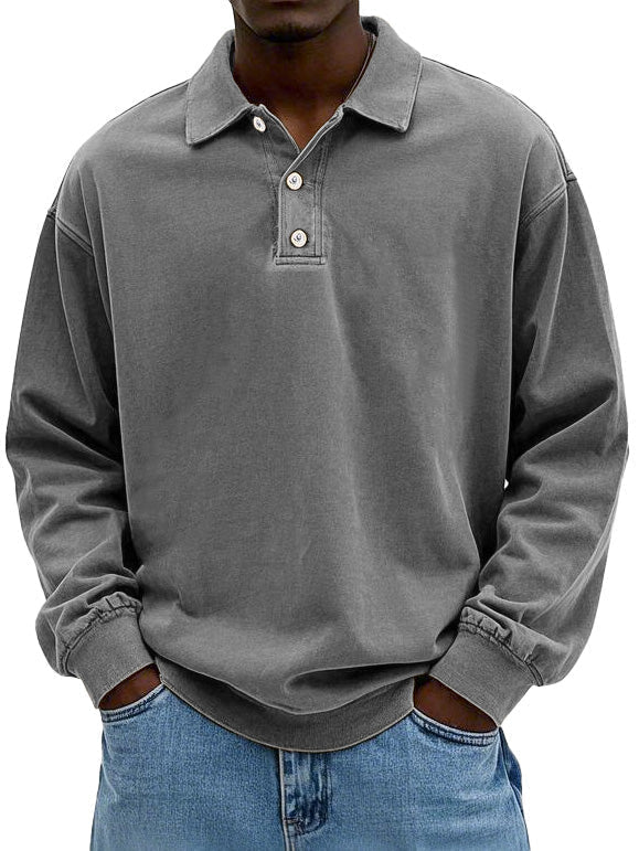 Relaxed Fit Classic Polo Shirt for Men