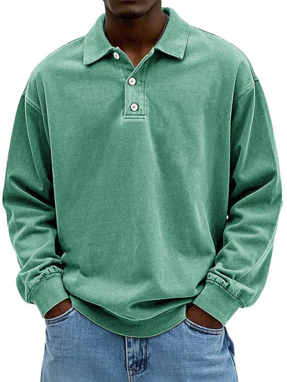 Relaxed Fit Classic Polo Shirt for Men