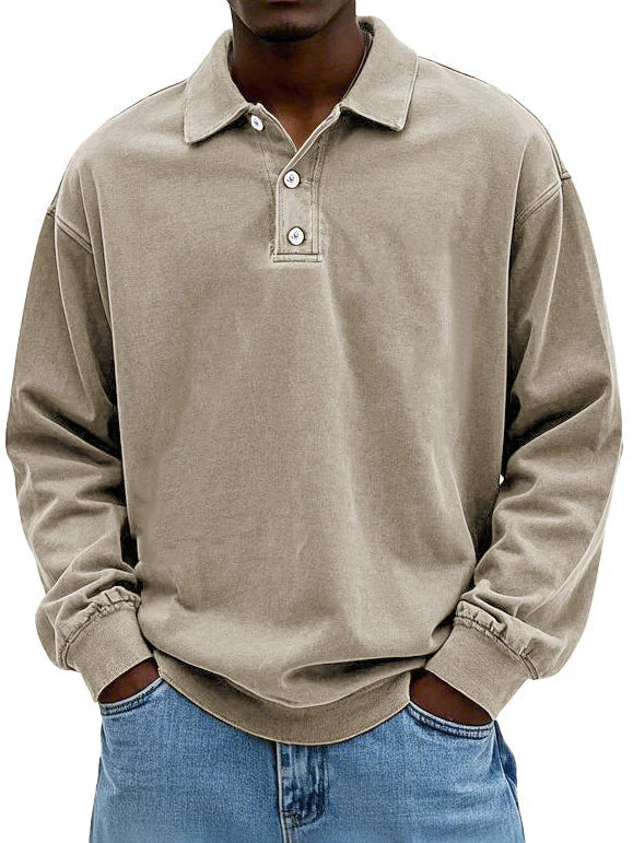 Relaxed Fit Classic Polo Shirt for Men