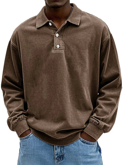 Relaxed Fit Classic Polo Shirt for Men