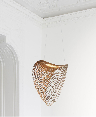 Cozy Wood Pendant Light for Living Rooms