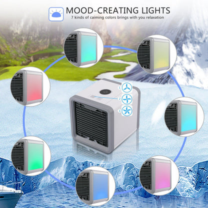 Portable 3-in-1 Air Conditioner - Cooler, Humidifier & Purifier