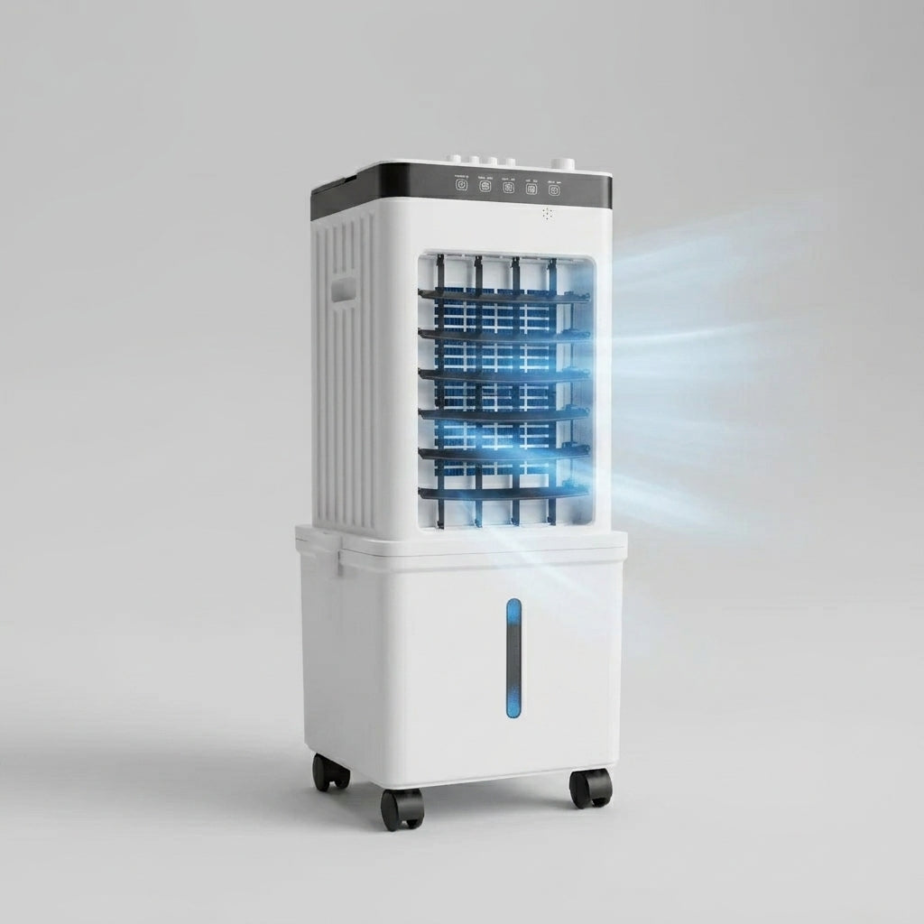 Portable 3-in-1 Air Cooler, Dehumidifier & Fan Unit