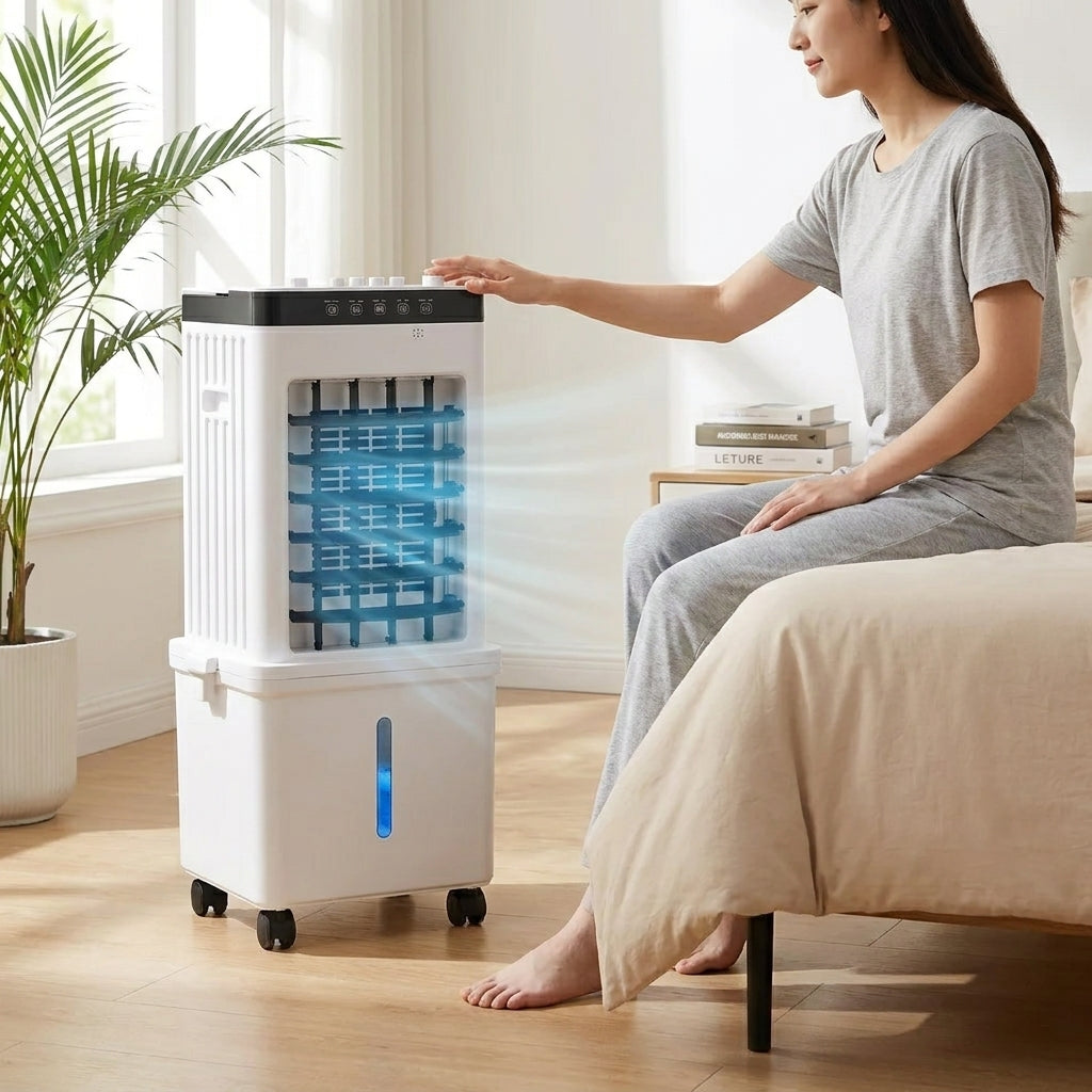 Portable 3-in-1 Air Cooler, Dehumidifier & Fan Unit