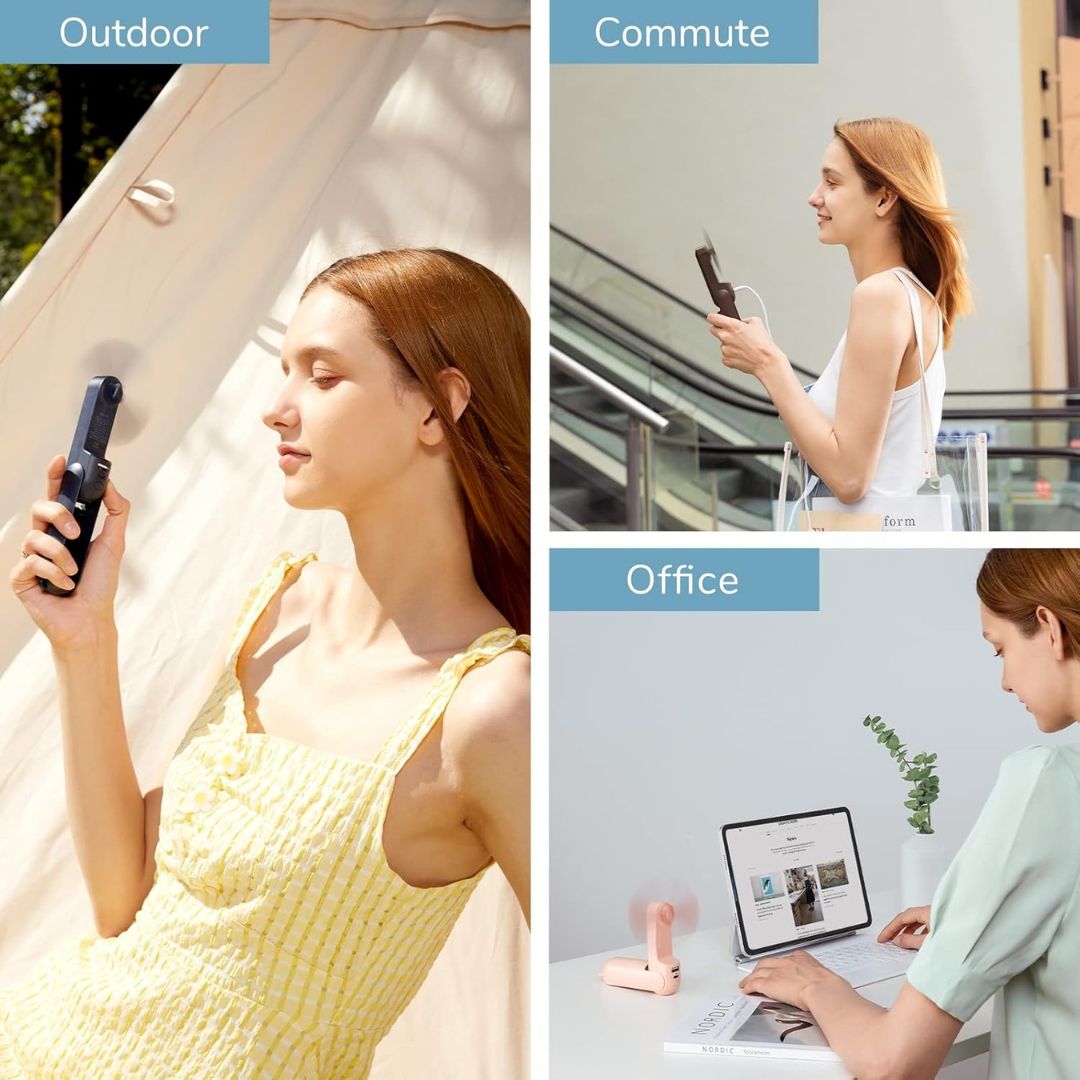 3-in-1 Portable Multi-Functional Mini Fan for All Genders