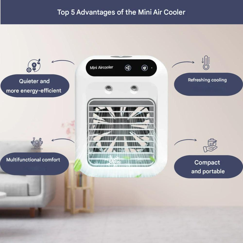 Portable Air Cooler & Diffuser for Home & Office