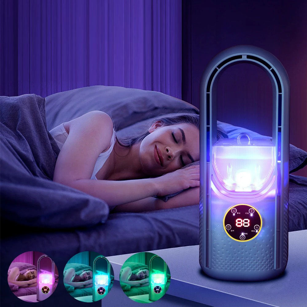 Portable Blade-Free Silent Air Conditioner for Home & Office