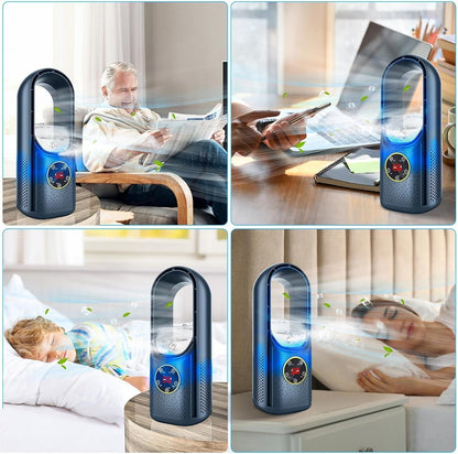Portable Blade-Free Silent Air Conditioner for Home & Office