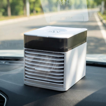 Portable Cabin Air Cooler | 12V/24V Vehicle Cooling Fan with Water-Cooling Technology | For Cars & Trucks
