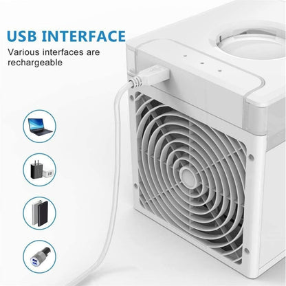 Portable Desktop Air Conditioner: Cools, Humidifies, Purifies