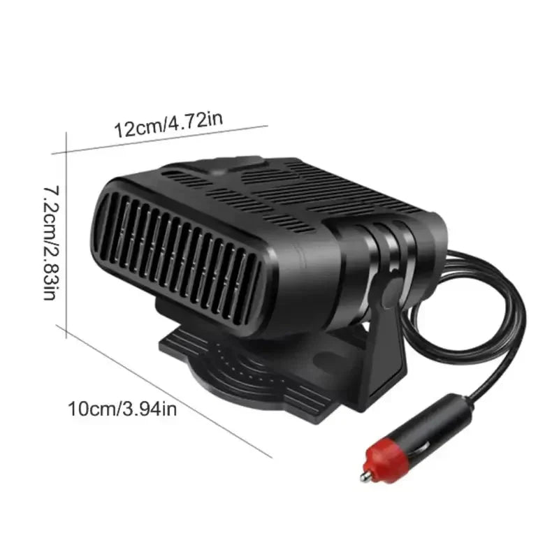 Compact 12V Car Heater and Air Cooler