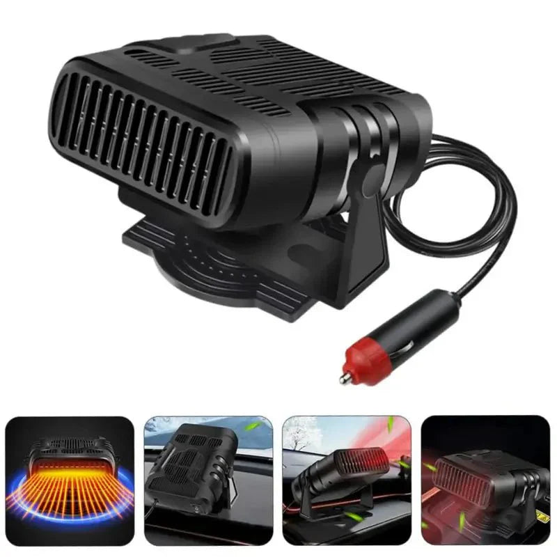 Compact 12V Car Heater and Air Cooler