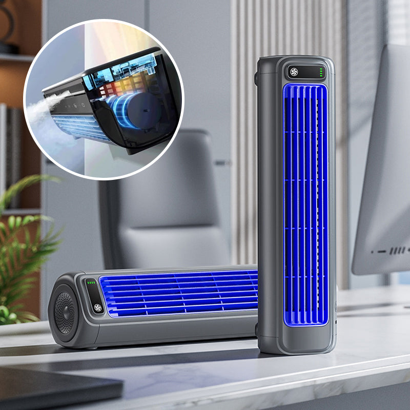 Portable Rechargeable Personal Air Cooler with 2000mAh Battery