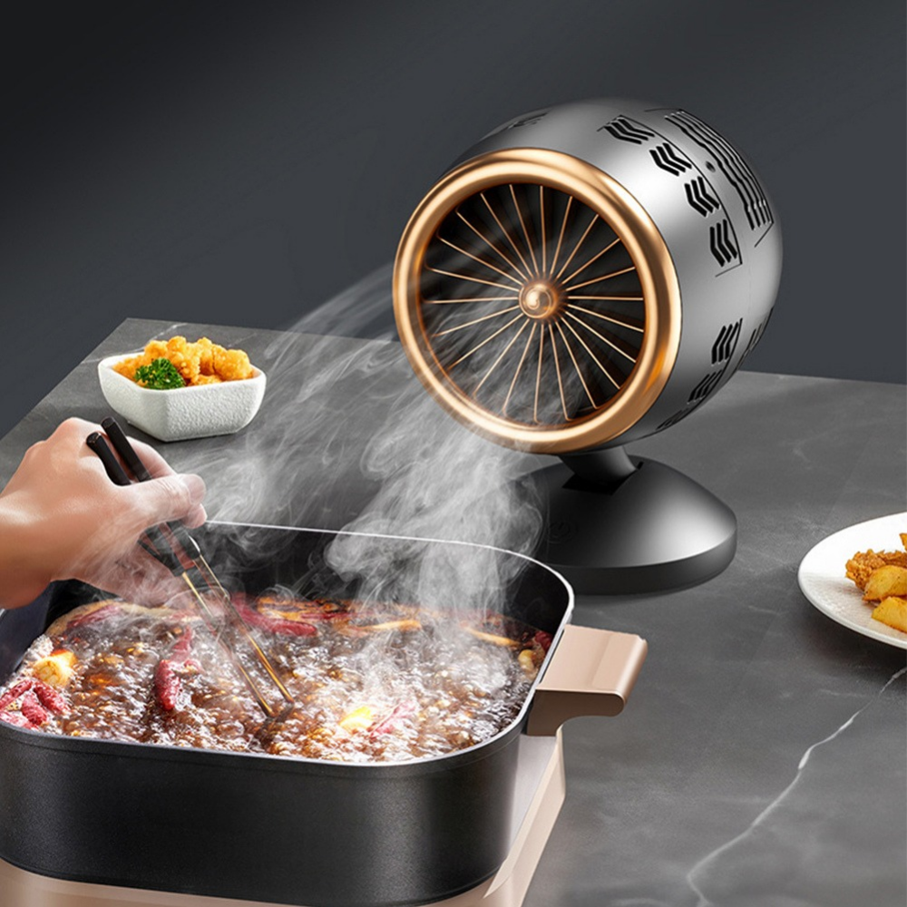 Portable USB Smoke Extractor Fan - 3 Speed Control for Kitchen