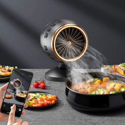 Portable USB Smoke Extractor Fan - 3 Speed Control for Kitchen