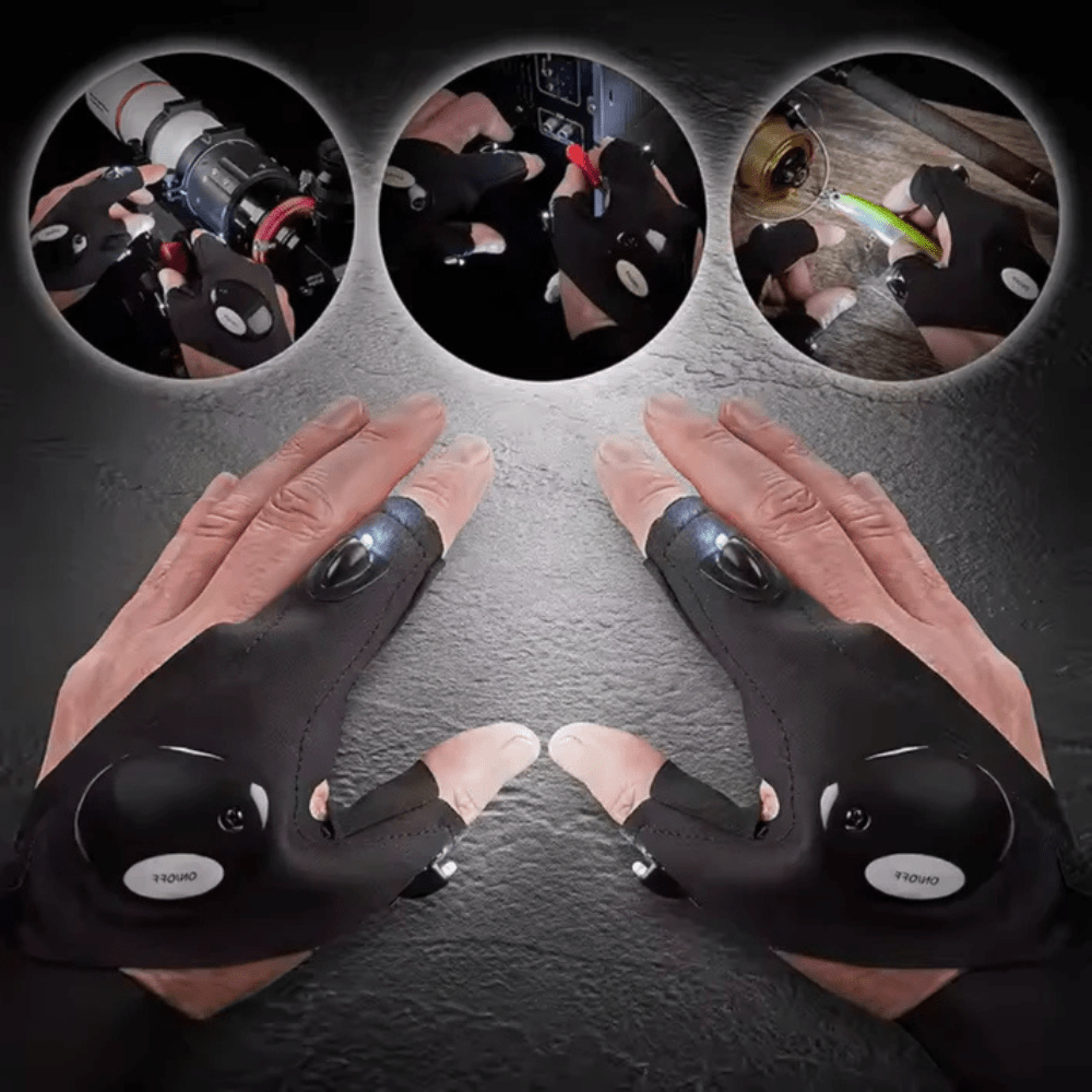 Bright LED Light Gloves