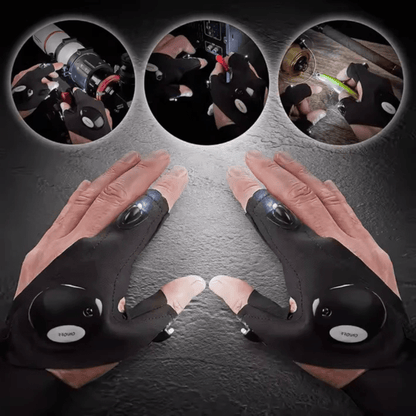 Bright LED Light Gloves