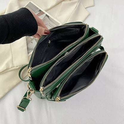 Luxury Leather Cross Body Handbag