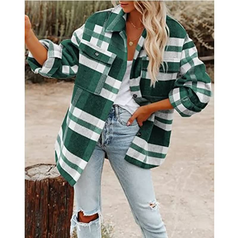Classic Comfortable Plaid Shirt for Women