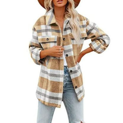 Classic Comfortable Plaid Shirt for Women