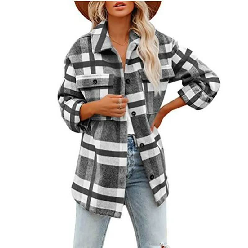 Classic Comfortable Plaid Shirt for Women