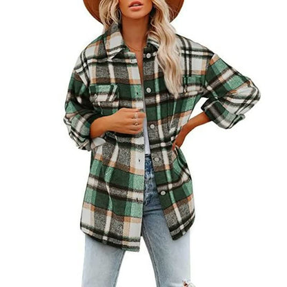 Classic Comfortable Plaid Shirt for Women