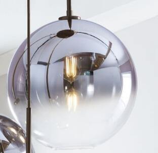 Elegant Amber Pendant Light in Glass and Metal
