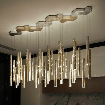 Luxurious Drop Crystal Ceiling Lamp - OutfitLondon