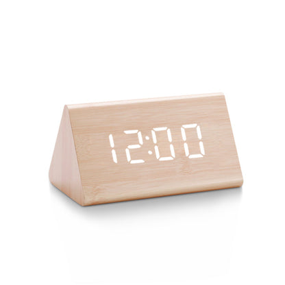 Compact LED Clock Radio with Temperature Display