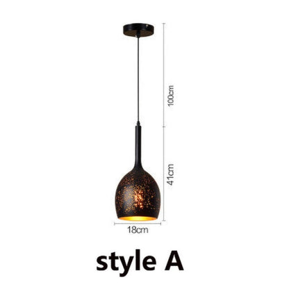 Warm Star Hanging Light