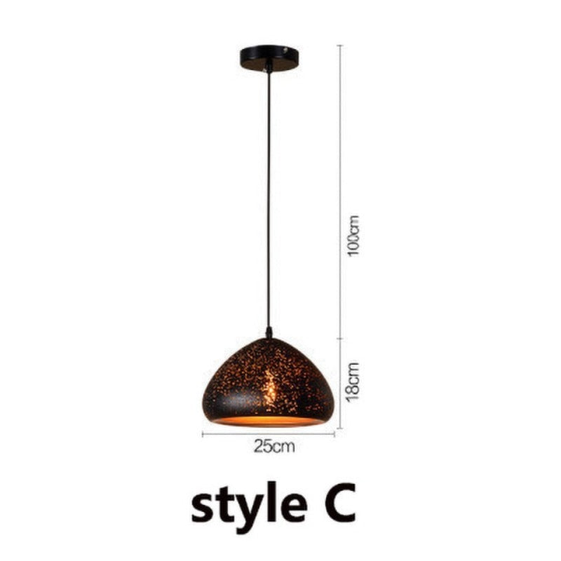 Warm Star Hanging Light
