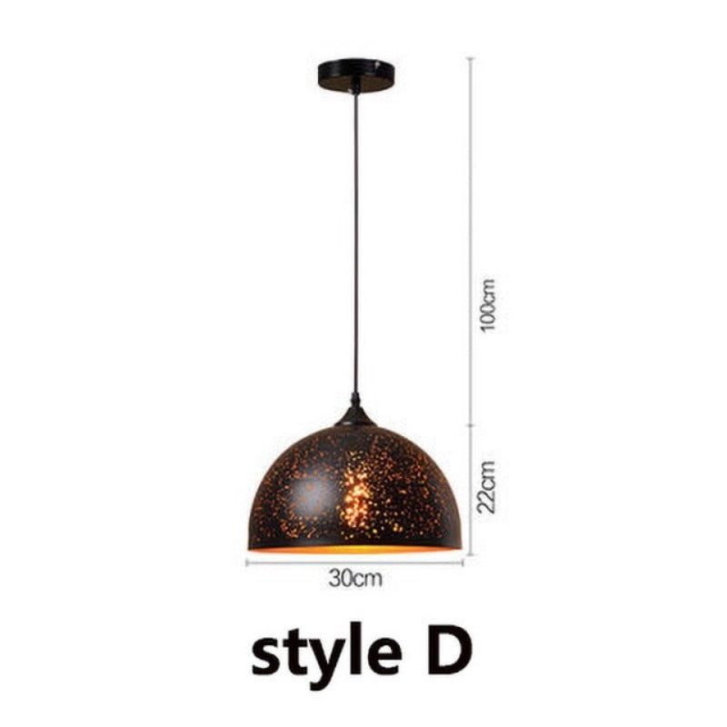 Warm Star Hanging Light