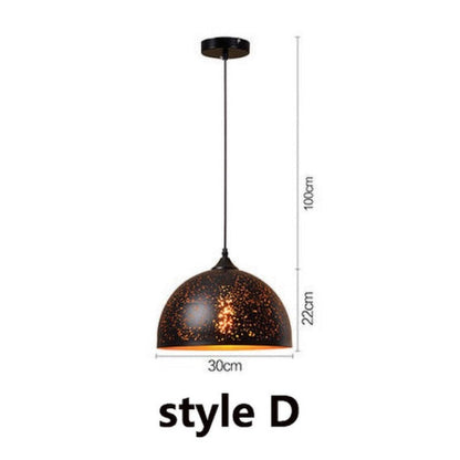 Warm Star Hanging Light