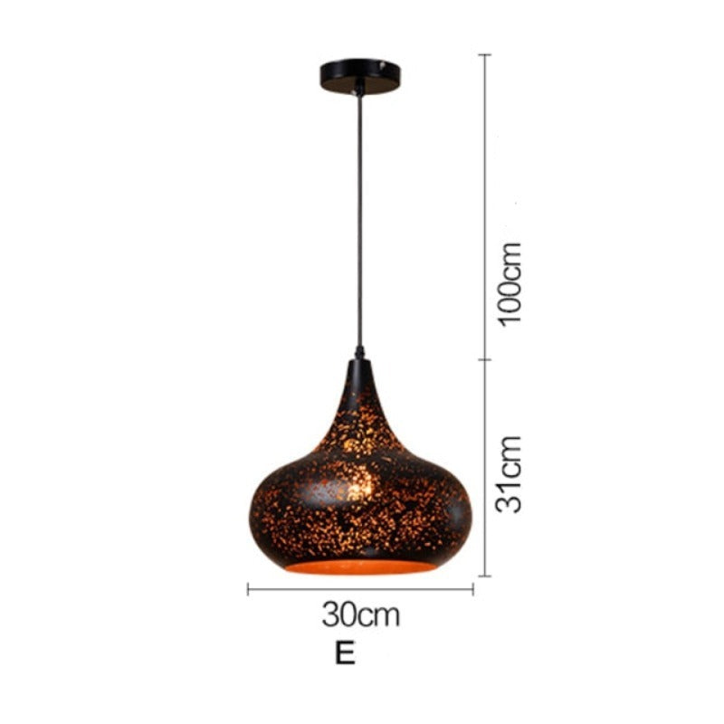 Warm Star Hanging Light
