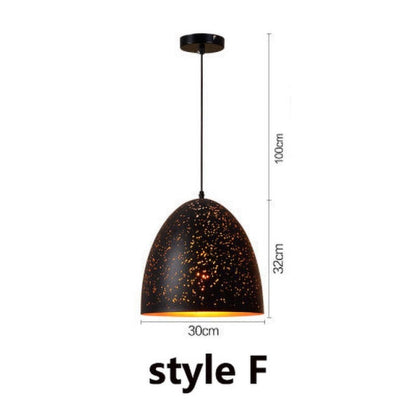 Warm Star Hanging Light