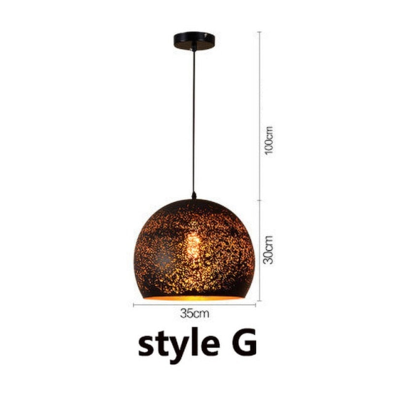 Warm Star Hanging Light