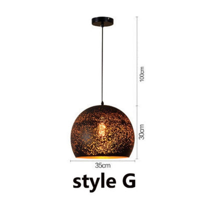 Warm Star Hanging Light