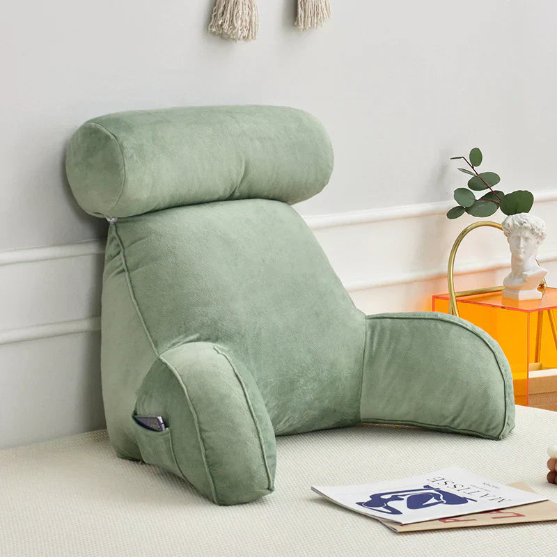 Comfortable Bedrest Pillow with Supportive Arms