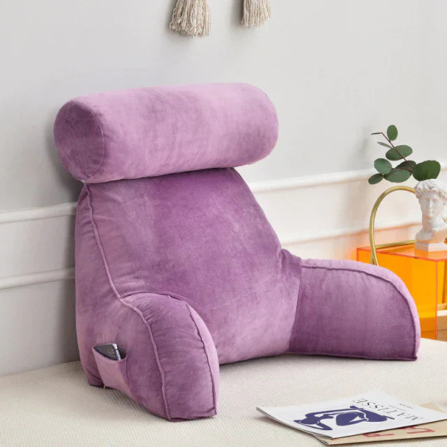 Comfortable Bedrest Pillow with Supportive Arms