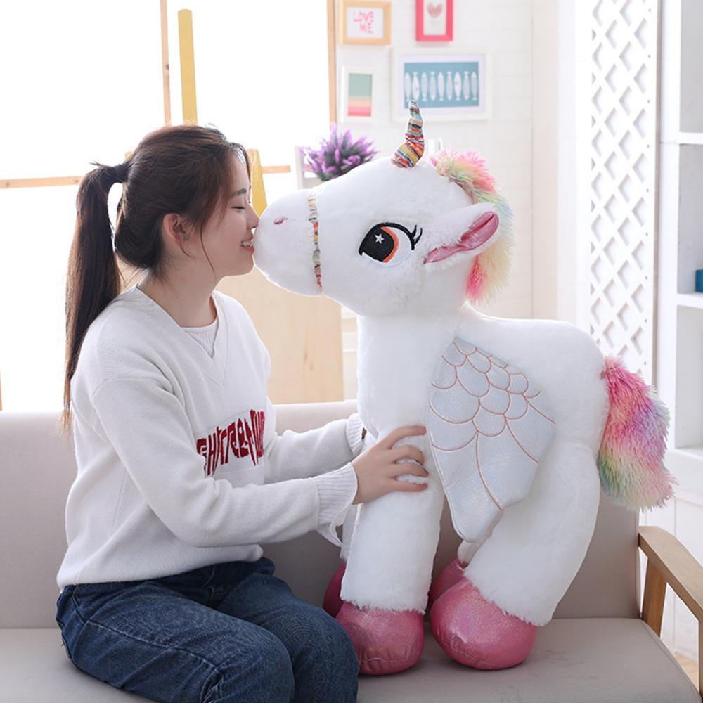 Cute Large Stuffed Unicorn Plush Toys - OutfitLondon