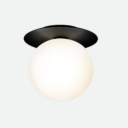 Circular Stainless Steel Light Fixture